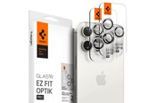 Mobil - Andet Tilbehør - Spigen Glass tR EZ Fit Optik Pro 2 Pack - white tita - iPhone 17/16/15 Pro / 17/16/15 Pro Max - AGL07165