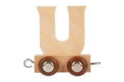 Trælegetøj - Small Foot - Wooden Letter Train - U - 7480