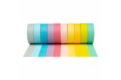 Kreativitet & Hobbyartikler - Colorations - Washi Tape Pastel Colors Set of 10 - 28AT02