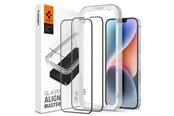 Mobil - Beskyttelsesglas - Spigen Glass tR AlignMaster HD 1 Pack - FC black - iPhone 14/13 Pro/13 - AGL03725
