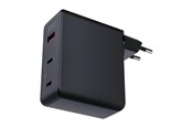 Mobil - Adaptere & Opladere - Aukey Omnia II Mix 140W - 3-port GaN PD Wall Charger with Interchangeable EU Plug - LLTSEUN1041556
