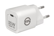 Mobil - Adaptere & Opladere - Mobile Origin 35W GaN III Super Charger Single USB-C - white - GAN-35W-1C-WHT