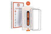 Mobil - Beskyttelsesglas - Mobile Origin Orange Screen Guard iPhone 15 with easy applicator - 2 pack - SGA-F-i15-2pk