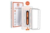 Mobil - Beskyttelsesglas - Mobile Origin Orange Screen Guard iPhone 15 Pro with easy applicator - 2 pack - SGA-F-i15Pro-2pk