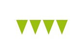 Legetøj - Folat BV Lime green bunting 10mtr. - 22616