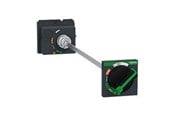 Komponenter til tavler og kasser - Schneider Electric Forlænget drejegreb, ComPacT NSX 100/160/250, sort greb, aksellængde 185 til 600 mm, IP55 - LV429338T