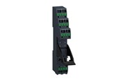 Komponenter til tavler og kasser - Schneider Electric Zelio sokkel med push-in fjederklemmer for RXG relæer med 2 kontaktsæt - RGZE08P