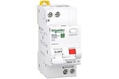 Komponenter til tavler og kasser - Schneider Electric Resi9 XP RCBO/kombiafbryder 1PN C-karakteristik 10A 6kA 30mA klasse A 36mm - R9D55610