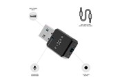 Bluetooth-USB-adapter - FIXED SIGNAL Bluetooth-lydmodtager 3.5mm Sort - FIXSIG-BK