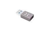 USB kabel - FIXED LINK USB-A Han til USB-C Hun adapter Grå - FIXA-CU-GR