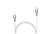 USB kabel - FIXED METAL - USB-C <-> Lightning - 2m - Hvid - FIXDB-CL2-WH