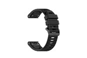 Smartwatch - Tilbehør - FIXED Silikone rem til Garmin QuickFit 22 mm Sort - FIXSST-QF22MM-BK