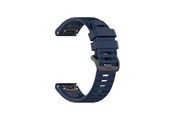 Smartwatch - Tilbehør - FIXED Silikone rem til Garmin QuickFit 22 mm Mørkeblå - FIXSST-QF22MM-BL