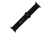 Smartwatch - Tilbehør - FIXED Silikone rem SET til Apple Watch 38/40/41mm Sort - FIXSST2-436-BK