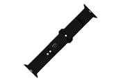 Smartwatch - Tilbehør - FIXED Silikone rem SET til Apple Watch 42/44/45mm Sort - FIXSST2-434-BK