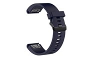 Smartwatch - Tilbehør - FIXED Silikone rem til Garmin QuickFit 20 mm Mørkeblå - FIXSST-QF20MM-BL