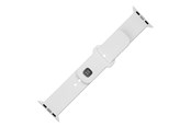 Smartwatch - Tilbehør - FIXED Silikone rem SET til Apple Watch 42/44/45mm Hvid - FIXSST2-434-WH