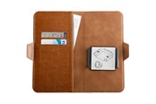 Mobil - Covers & Cases - Vivanco Universal Tegnebogsetui XL 3-kort Brun - 4008928623680