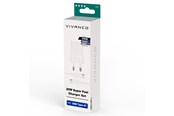 Mobil - Adaptere & Opladere - Vivanco Hurtig USB-C 20W Hjemoplader+USB-C kabel 1.2m Hvid - 4008928642087