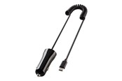 Mobil - Adaptere & Opladere - Vivanco Car Charger USB-C 2.4A with 1m spiral cable Black - 4008928627855