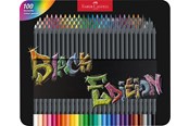 Skrive- og Tegneværktøjer - Faber-Castell Black Edition triangular Tin box 100 ass - 116490