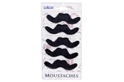 Legetøj - Boland Stick-on mustaches 5 pcs. - 54414