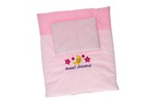 Dukke, bamse og udstyr - Johntoy Baby Rose Doll Blanket and Pillow Set - 27537