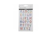 Kreativt Legetøj - Creativ Company Diamond Stickers Alphabet 1 Sheet - 284035