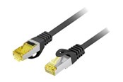 Netværkskabel - Lanberg patch cable - 50 cm - black RAL 9004 - Sort - 0.5m - PCF6A-10CU-0050-BK