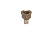 Fittings - Viega indstiksstykke nippel/muffe 12 mm x 3/8" rødgods - 117917