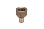 Fittings - Viega indstiksstykke nippel/muffe 12 mm x 1/2" rødgods - 119669