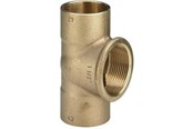 Fittings - Viega T-stykke 12 x 1/2" x 12 mm rødgods - 150600
