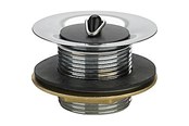 Reservedele & tilbehør til armaturer - Viega Bundventil 1 1/2'' med prop, Krom - 117283