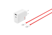 Mobil - Adaptere & Opladere - OnePlus 80W SUPERVOOC GaN strømadapterkit med dobbeltporte - 5461100597