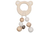 Babylegetøj - Goki Wooden Gripping Ring Bear - 65212