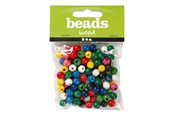 Kreativt Legetøj - Creativ Company Wooden Beads Various Colors 150pcs. - 570499