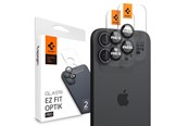 Mobil - Beskyttelsesglas - Spigen Glass tR EZ Fit Optik Pro 2 Pack - black - iPhone 17/16 / 16 Plus - AGL07921