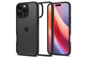 Mobil - Covers & Cases - Spigen Crystal Hybrid - Matte Black - iPhone 16 Pro Max - ACS08031