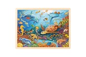 Puslespil - Goki Wooden Jigsaw Puzzle Great Barrier Reef 96pcs. Wood - 57432