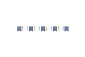 Legetøj - Haza Witbaard Miffy Garland Blue 4mtr. - 439201