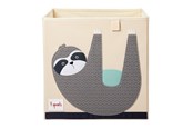 Børneværelse - 3 Sprouts Storage Box - Gray Sloth - IBXSLO