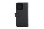 Mobil - Covers & Cases - Deltaco Wallet Case 2-in-1 iPhone 15 Pro Max - Black - MCASE-WIP15P67