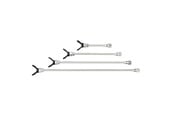 Maling - Wagner Dyseforlænger 50cm G-gevind med holder, uden dyse - 024964301027