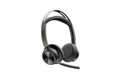 Hovedtelefoner/headset - HP Poly Voyager Focus 2 USB-C-C Headset +USB-C/A Adapter +Charging Stand - 9T9J5AA#AC3