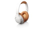 Hovedtelefoner/headset - Lenco HPB-830GY - Wireless Bluetooth Headphones with Active Noise Cancelling and built-in microphones - Grey/White - HPB-830GY