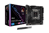 Bundkort - ASRock B760I PG LIGHTNING WIFI Bundkort - Intel B760 - Intel LGA1700 - DDR5 RAM - Mini-ITX - 90-MXBNN0-A0UAYZ