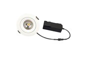 Lamper - Scan Products Sabina Low Profile Indbygningsspot 5,4W 4000K Ra90 IP44, Mat hvid - 10307