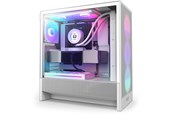Kabinet - NZXT H5 Flow RGB (2024) - Kabinet - Miditower - Hvid - CC-H52FW-R1