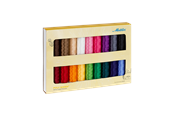 Symaskine - Amann/Mettler Embroidery thread set in basic colors of 18 rl. - 5090-0000