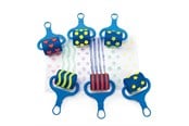 Kreativt Legetøj - Colorations - Paint Rollers with Pattern Set of 6 - CHFUNROL